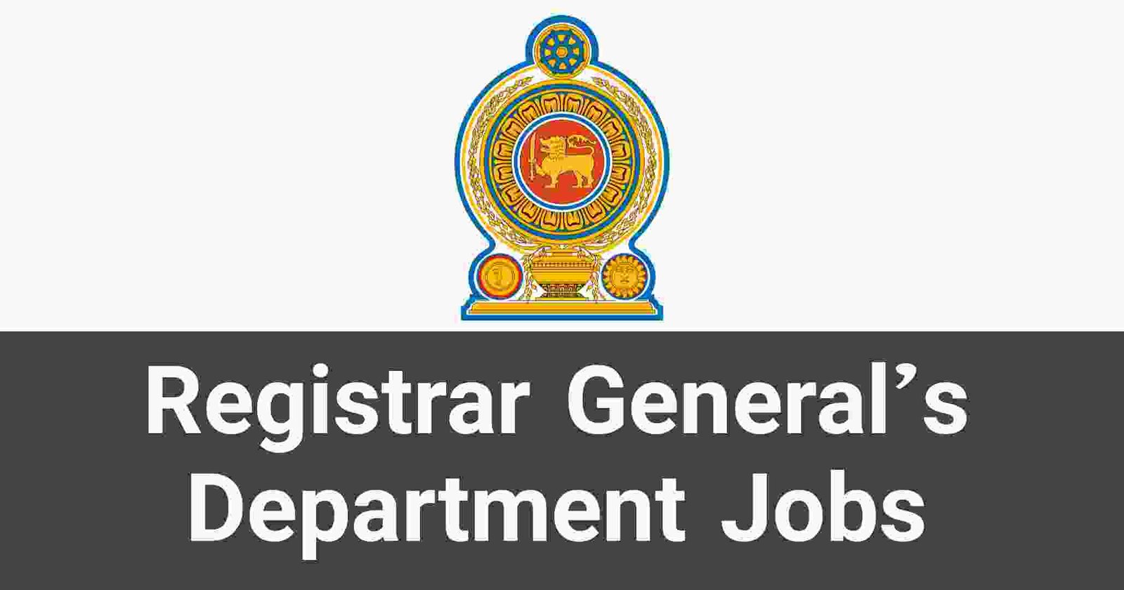 Registrar General’s Department Jobs Vacancies Careers