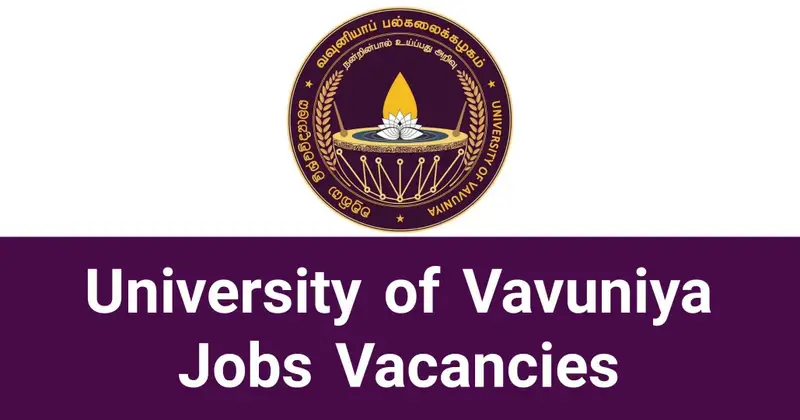University of Vavuniya Jobs Vacancies Recruitments