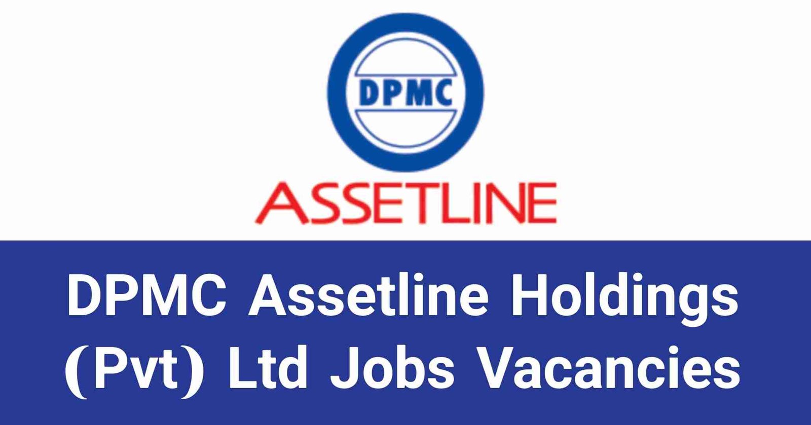 DPMC Assetline Holdings (Pvt) Ltd Jobs Vacancies