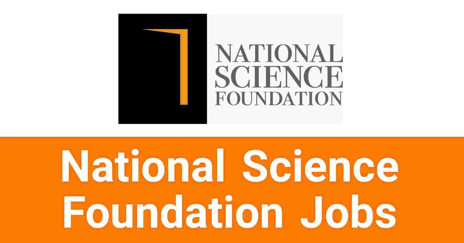 National Science Foundation Jobs Vacancies