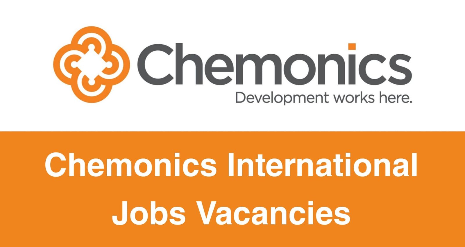 Chemonics International Jobs Vacancies