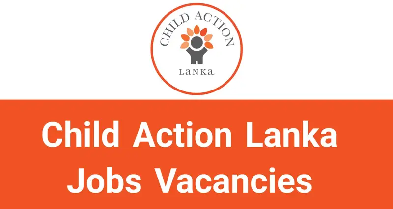 Child Action Lanka Jobs Vacancies