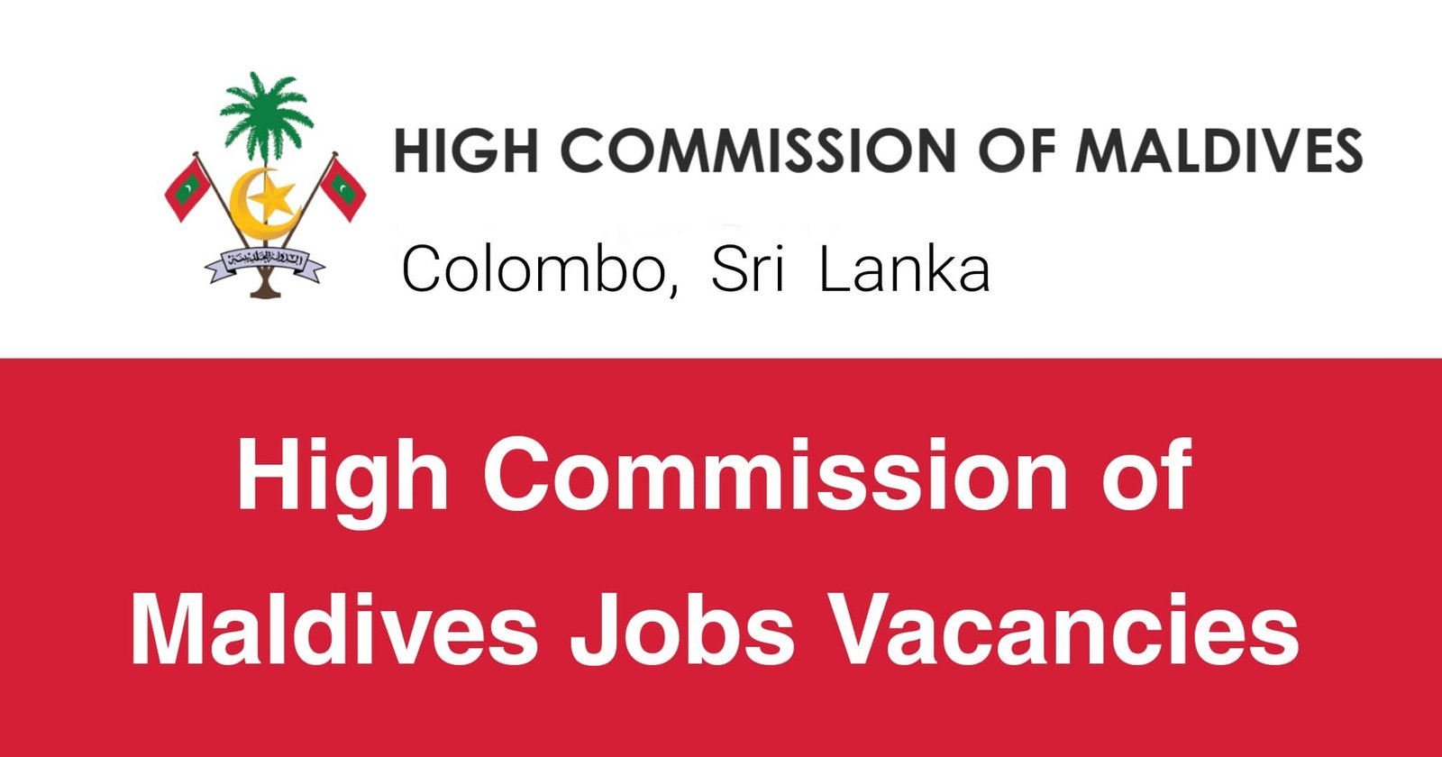 High Commission of Maldives Sri Lanka Jobs Vacancies
