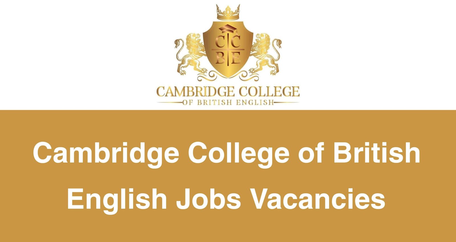 Cambridge College of British English Jobs Vacancies