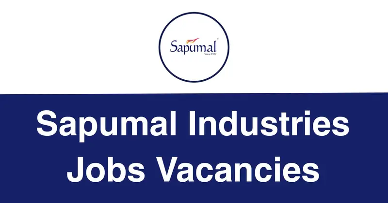 Sapumal Industries Jobs Vacancies