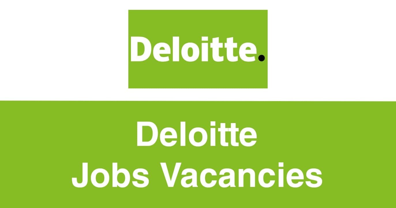 Deloitte Jobs Vacancies