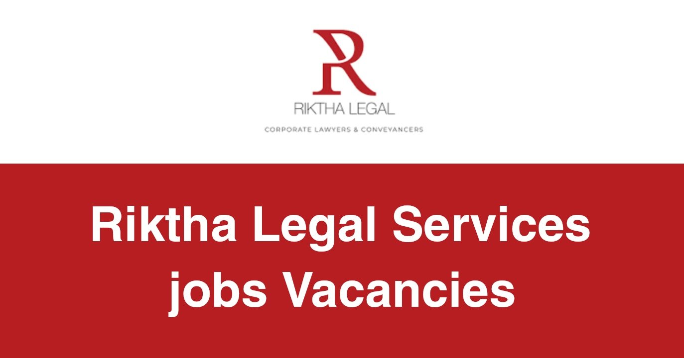 Riktha Legal Services Jobs Vacancies