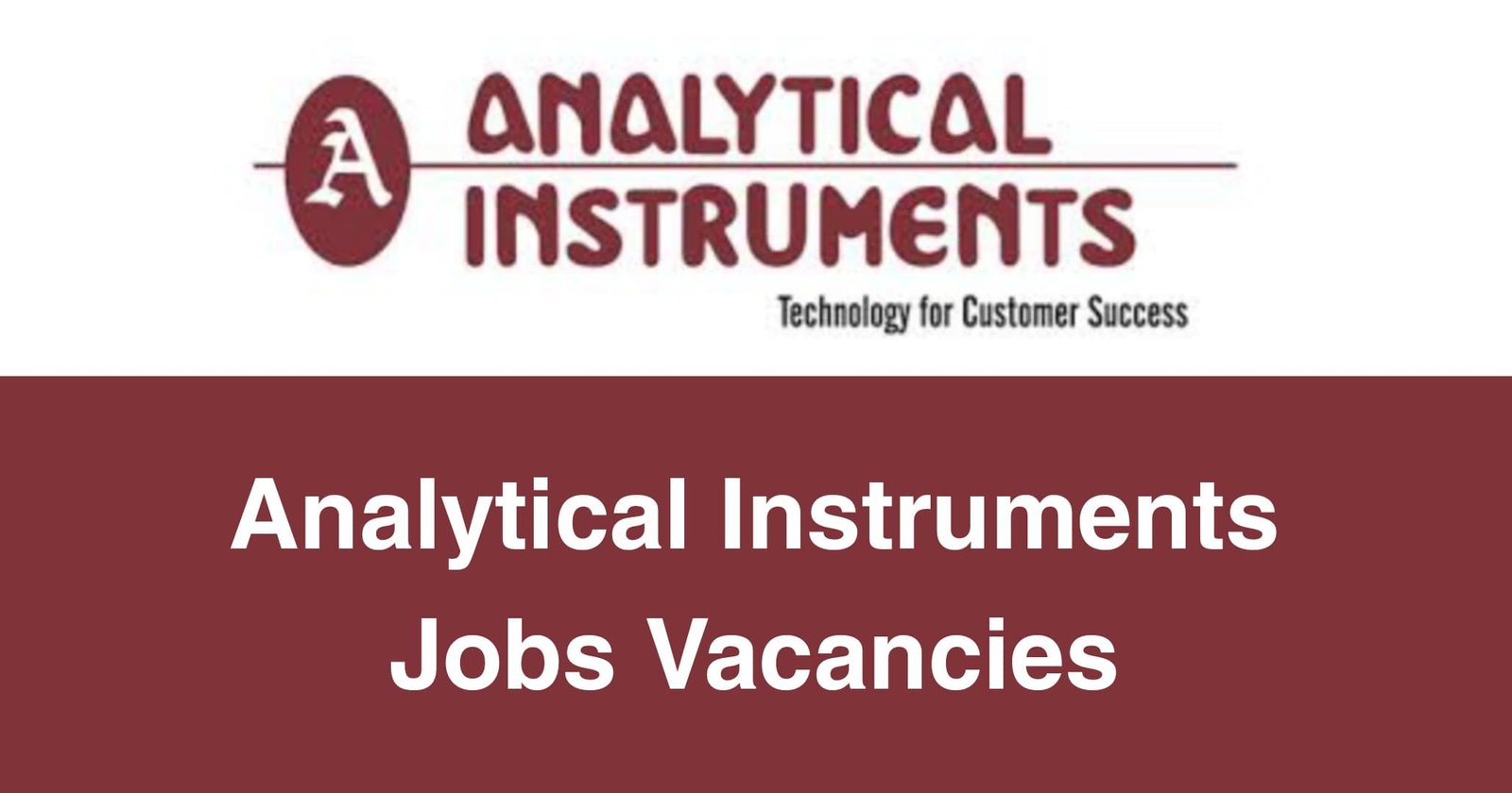 Analytical Instruments Jobs Vacancies