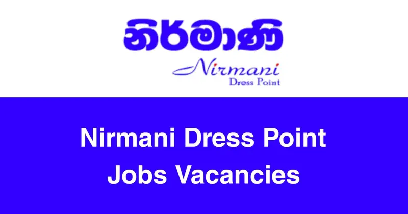 Nirmani Dress Point Jobs Vacancies