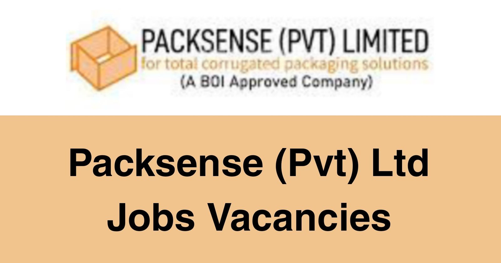 Packsense (Pvt) Ltd Jobs Vacancies