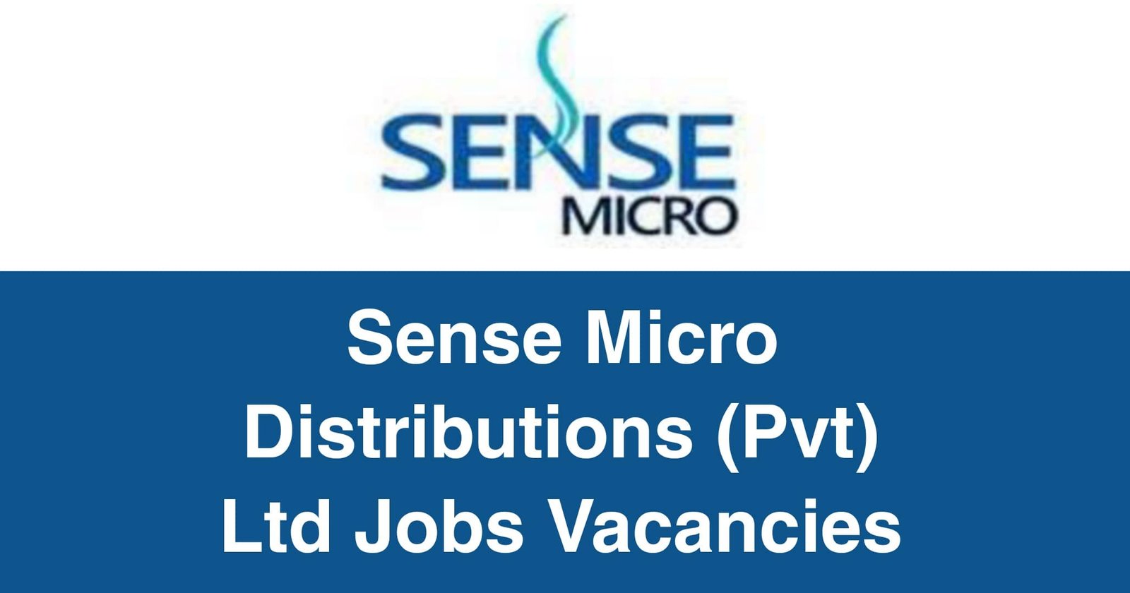 Sense Micro Distributions (Pvt) Ltd Jobs Vacancies