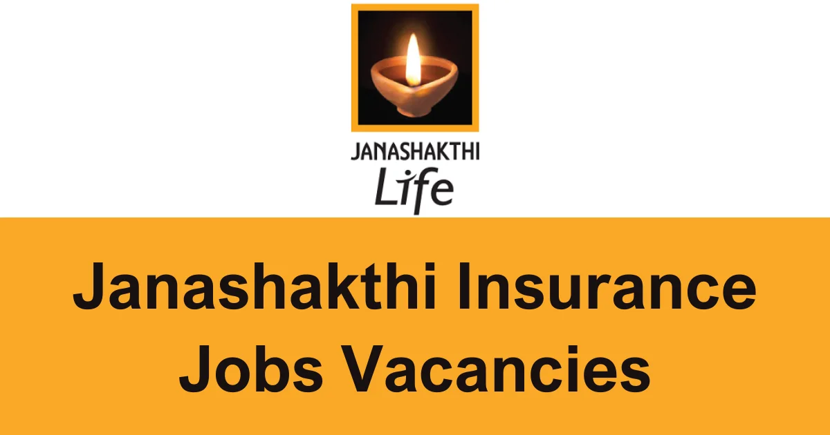 Janashakthi Insurance PLC Jobs Vacancies