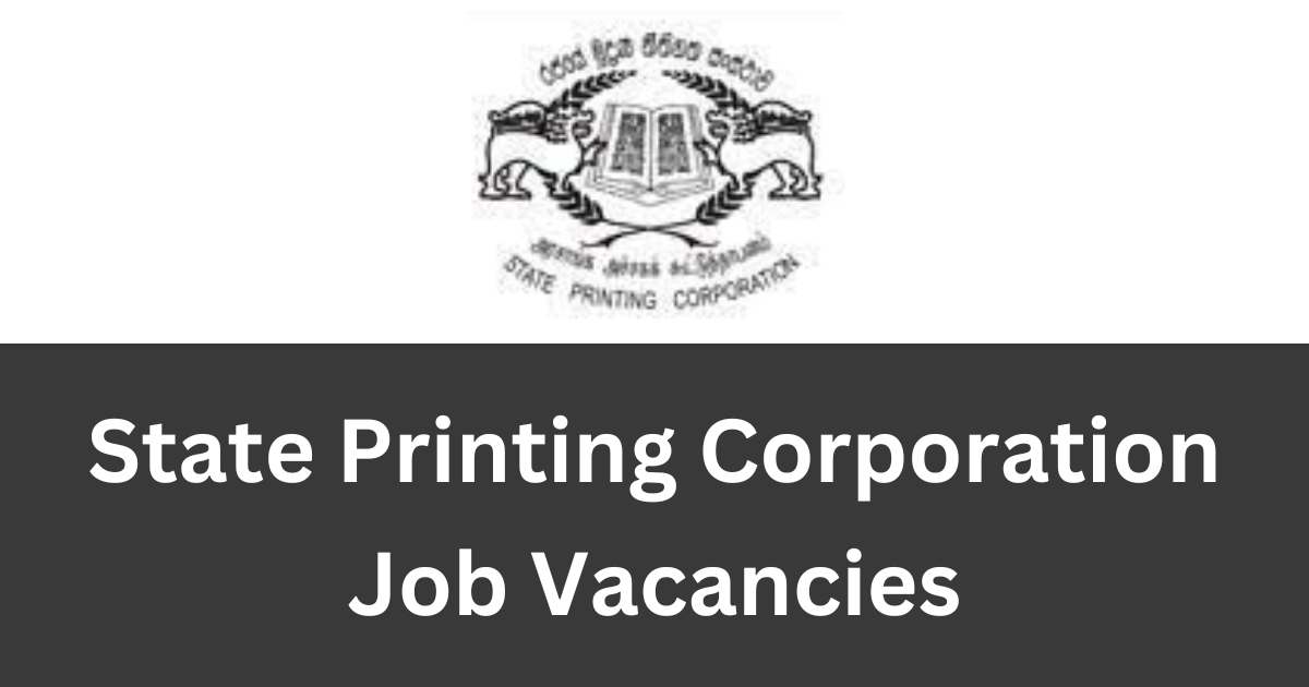 State Printing Corporation Job Vacancies